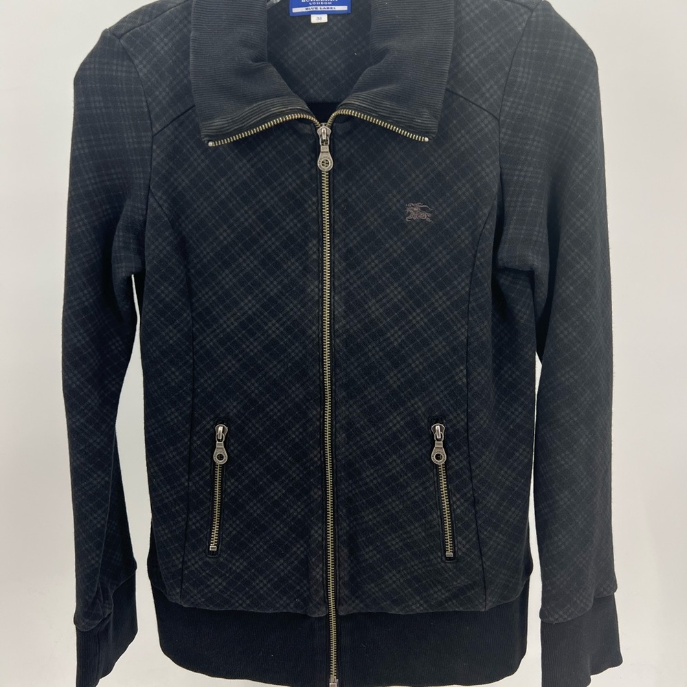 Burberry zip up sweater